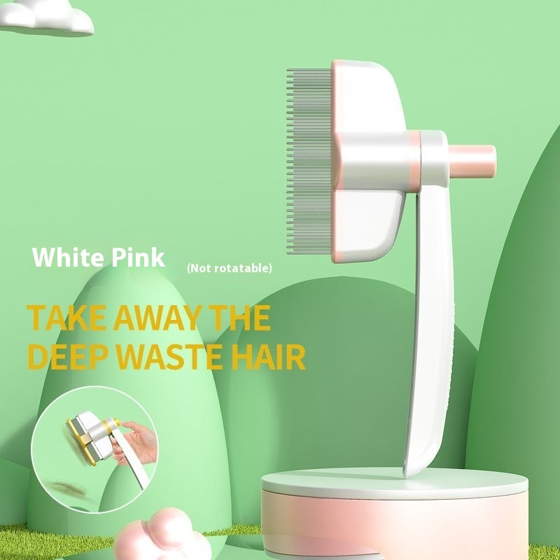 Pet Comb Tie Removal Floating Hair Magic Long Hair Pet Self-Cleaning Row Dog Cat Comb Grooming Supplies Flea Removal Brush Pets Products